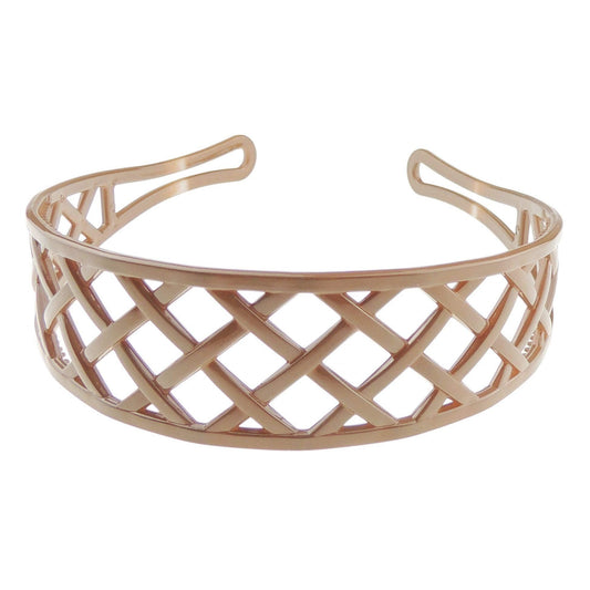 GIRLS SMALL HEAD LADIES School Uniform Work Gym Yoga Birthday Party Hair Accessories Plain Plastic Wide Criss Cross Basket Weave Stencil Short Long Hair Headband Alice Band Hairband (Brown)