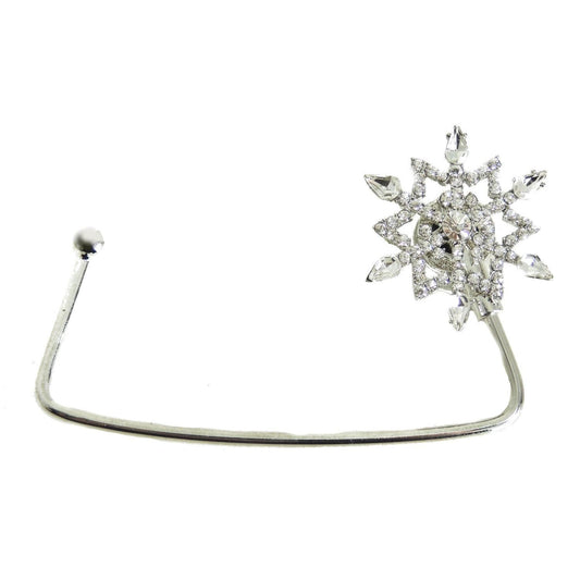 Glamour Girlz Ladies Diamante Handbag Bag Table Hanging Hook - Ladies Christmas for Her Snowflake Small