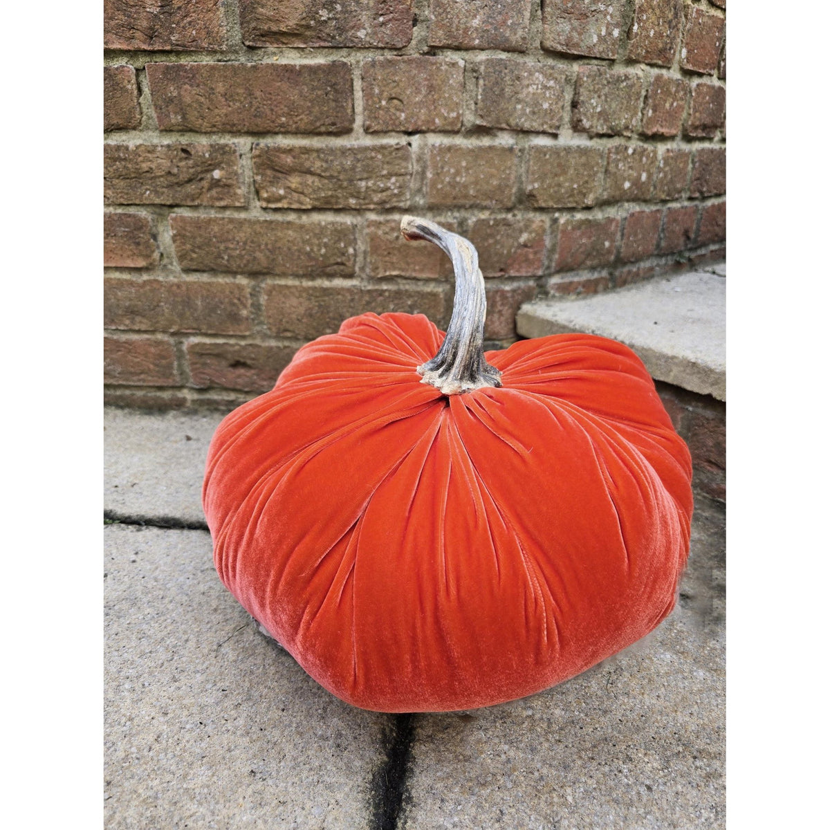 LARGE Silk Velvet Pumpkin, Rustic Farmhouse Decor, Wedding Centerpiece,Thanksgiving Table,Hostess Gift Idea Autumn Fall Dark Brown Chocolate