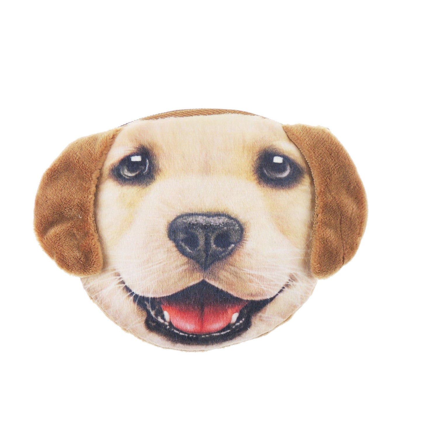 Womens Mens Girls Boys Cute Kids Teens Dog Puppy Doggy Animal Lovers Funny Christmas Birthday Gift Realistic Face Coin Change Money Makeup Zipper Holder Wallet Pouch Purse (Bulldog)