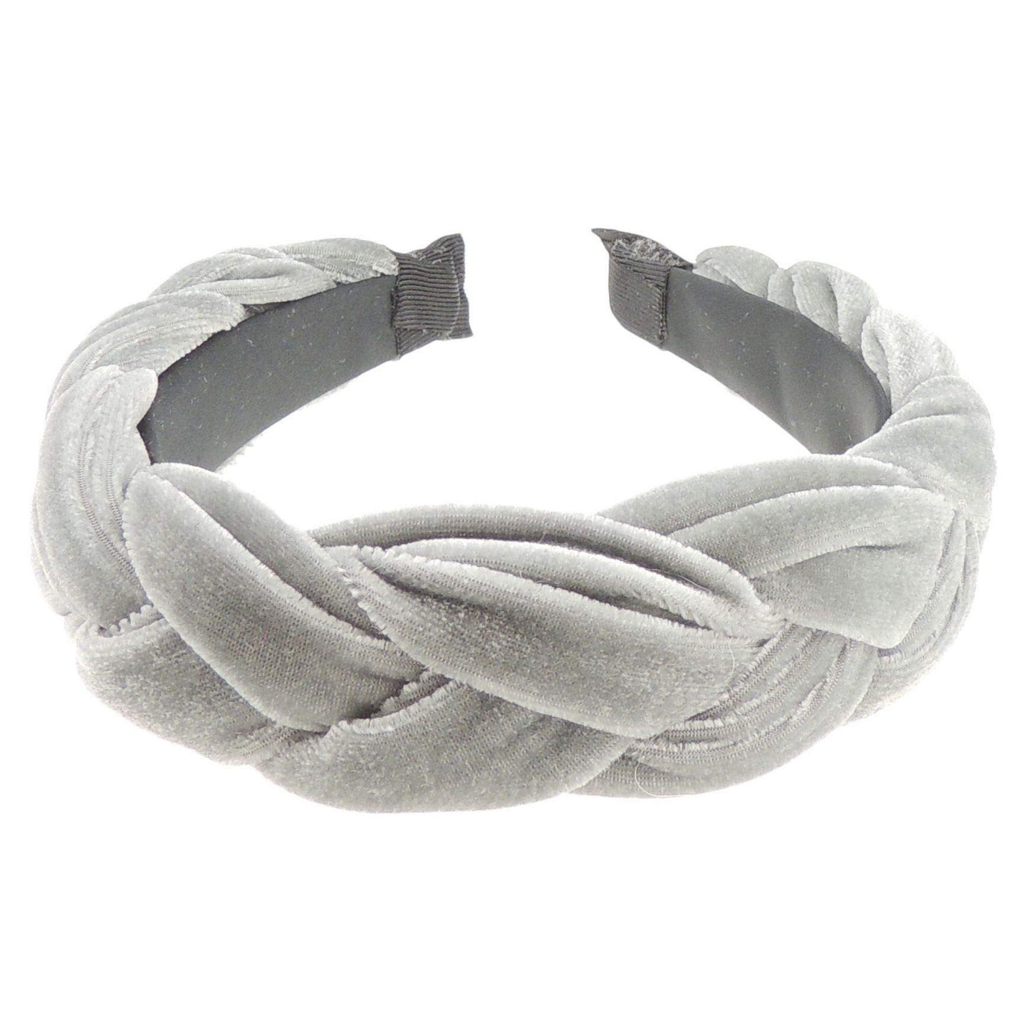 Fashion Formal Plaid Thick Wide Fabric Headband Alice Band Women Hair Accessory Hairband Christmas Birthday Wedding Guest Bridesmaid Prom Dance Holiday Pageant Prom Winter Velvet Plaited