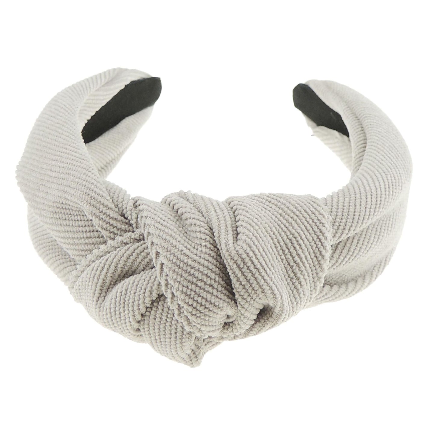 Fancy Womens Girls Wide Top Knot Knotted Winter Evening Corduroy Velvet Soft Fabric Headband Alice Band Hair Band Accessories Wedding Bridal Party Christmas Birthday Colour