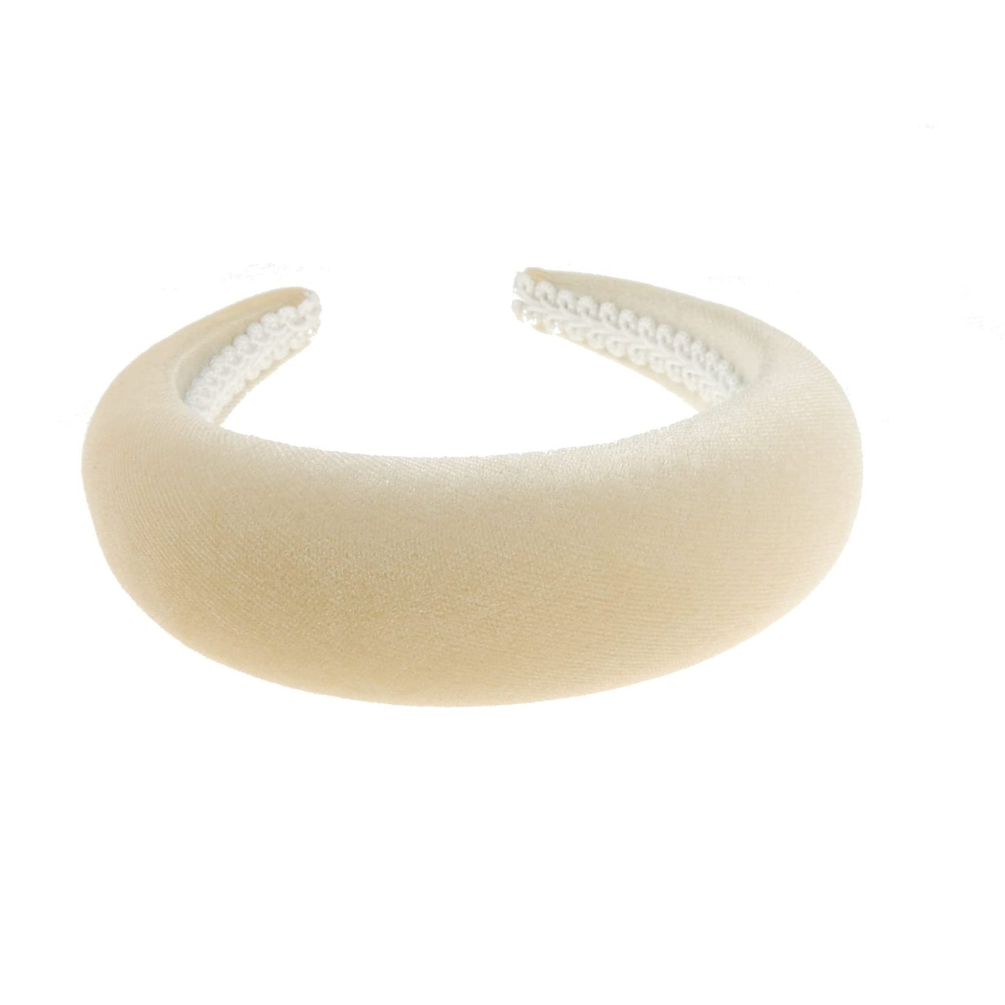 Womens Occasion Wedding Bridal Party Birthday Christmas Evening Wide Thick High Bump Padded Matador Velvet Velour Hair Hairband Headband Alice Band