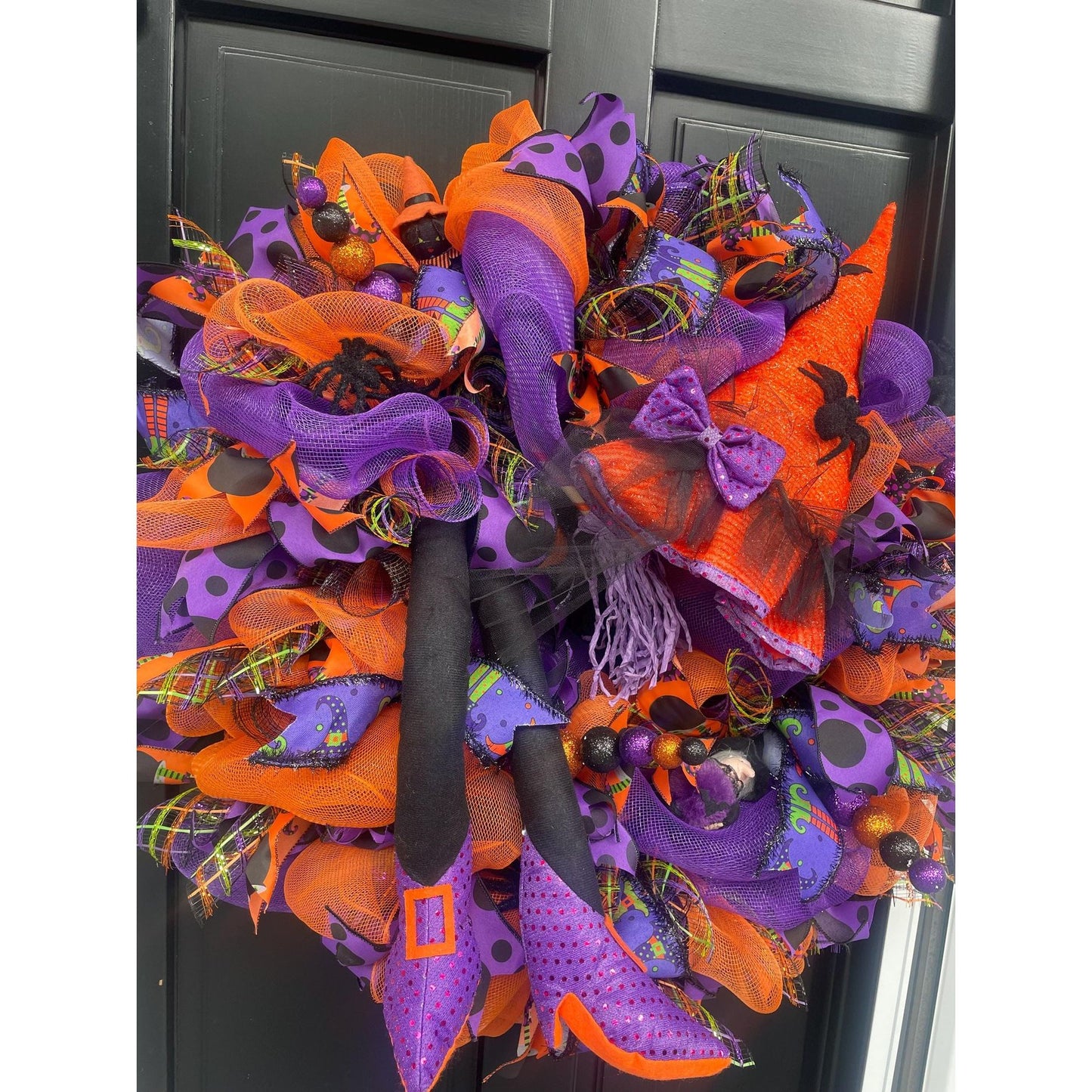 Halloween Wreath, Halloween Door Wreath, Halloween Front Door Wreath, Halloween, Halloween Decor, Halloween Door Wreaths, Halloween Wreaths