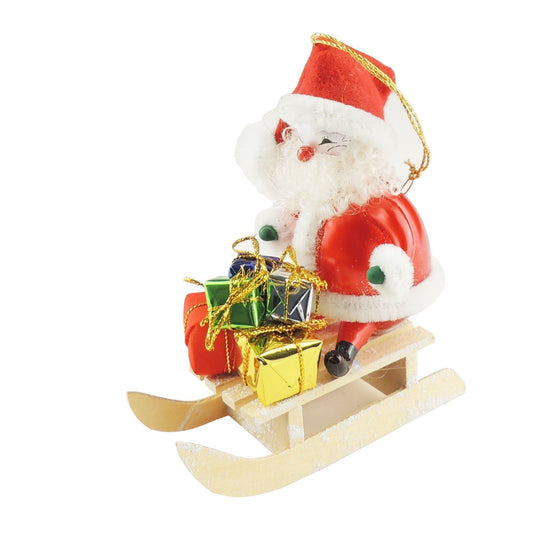 Stunning Italian Luxury Hand Blown Glass Traditional Keepsake Decoration Decorative Christmas Tree Ornament Bauble Winter Novelty Stuff Garland Present Figurine Santa Snowman Sleigh Present