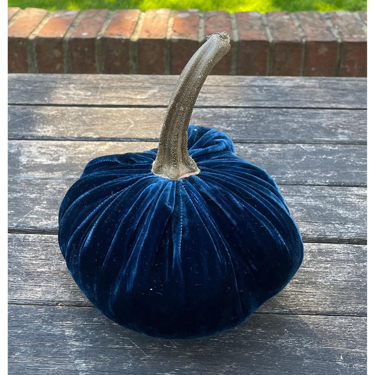 Large Silk Velvet Pumpkins, Fall Autumn Decoration,Xmas Thanksgiving Decor,Table Centerpiece, Rustic Wedding Decor,Dark Emerald Kelly Green