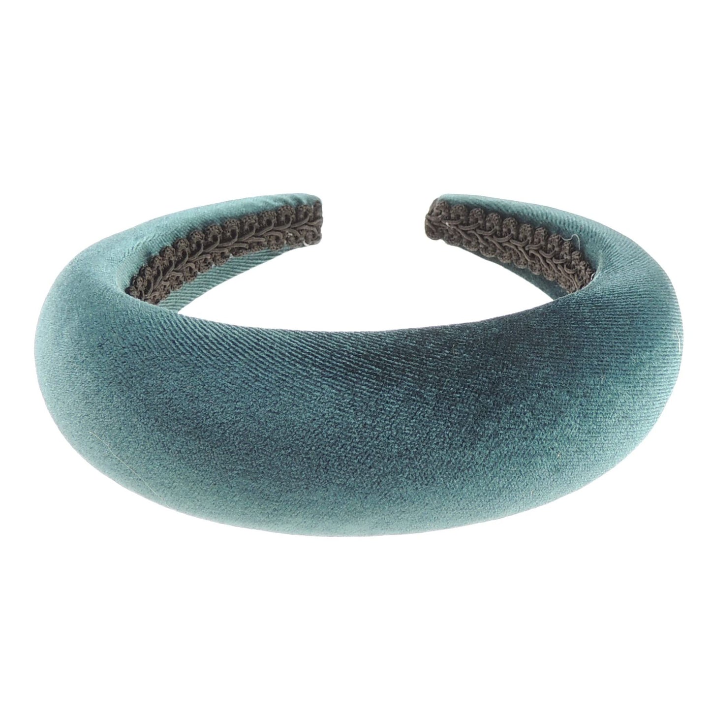Womens Occasion Wedding Bridal Party Birthday Christmas Evening Wide Thick High Bump Padded Matador Velvet Velour Hair Hairband Headband Alice Band