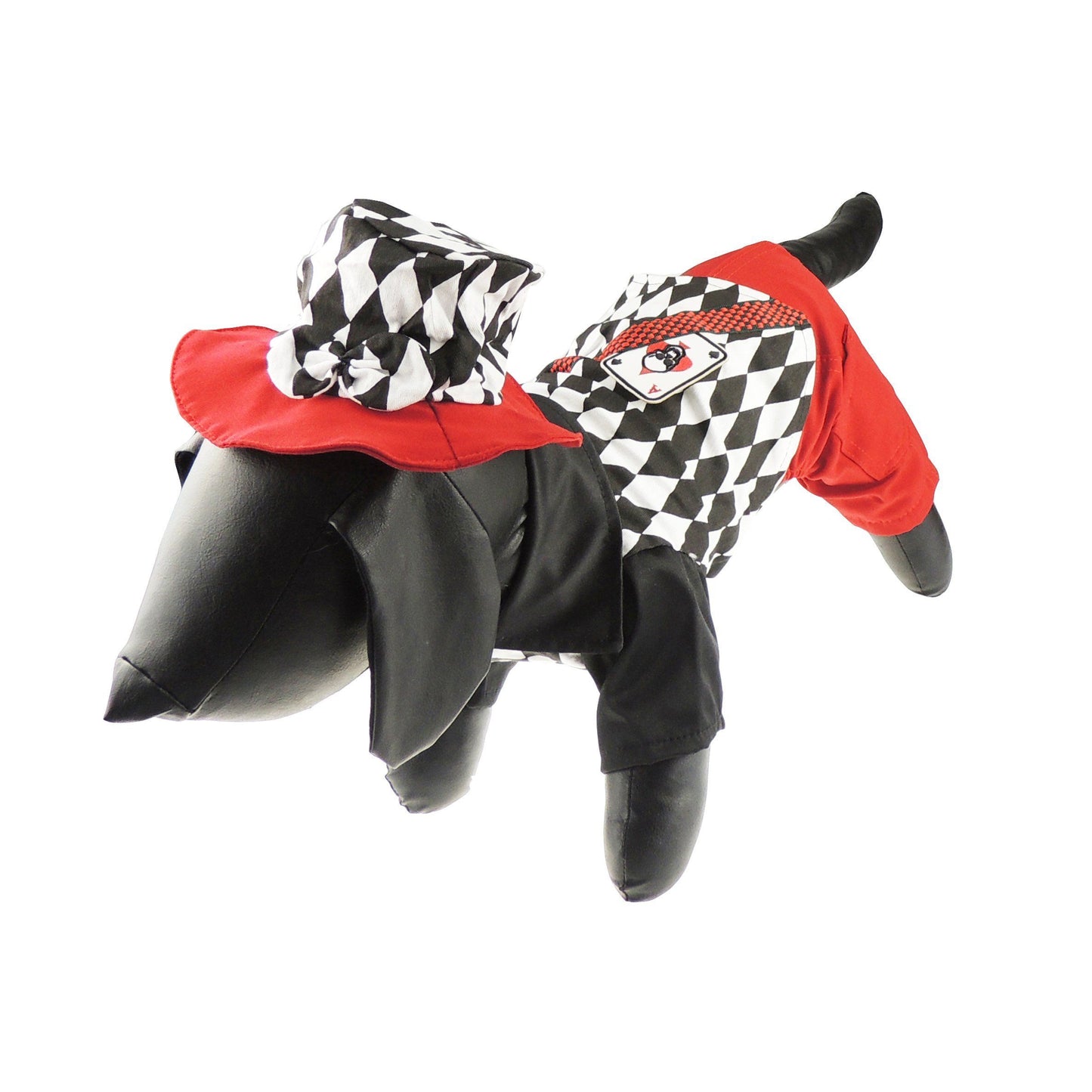 Cute Funny SMALL DOG ONLY Doggie Puppy Cat Accessories Halloween Outfit Fleece Warm Winter Girl Boy Jumper Coat Clothes Hoodies Fancy Dress Costume Ideas Pullover Black White Clown Magician