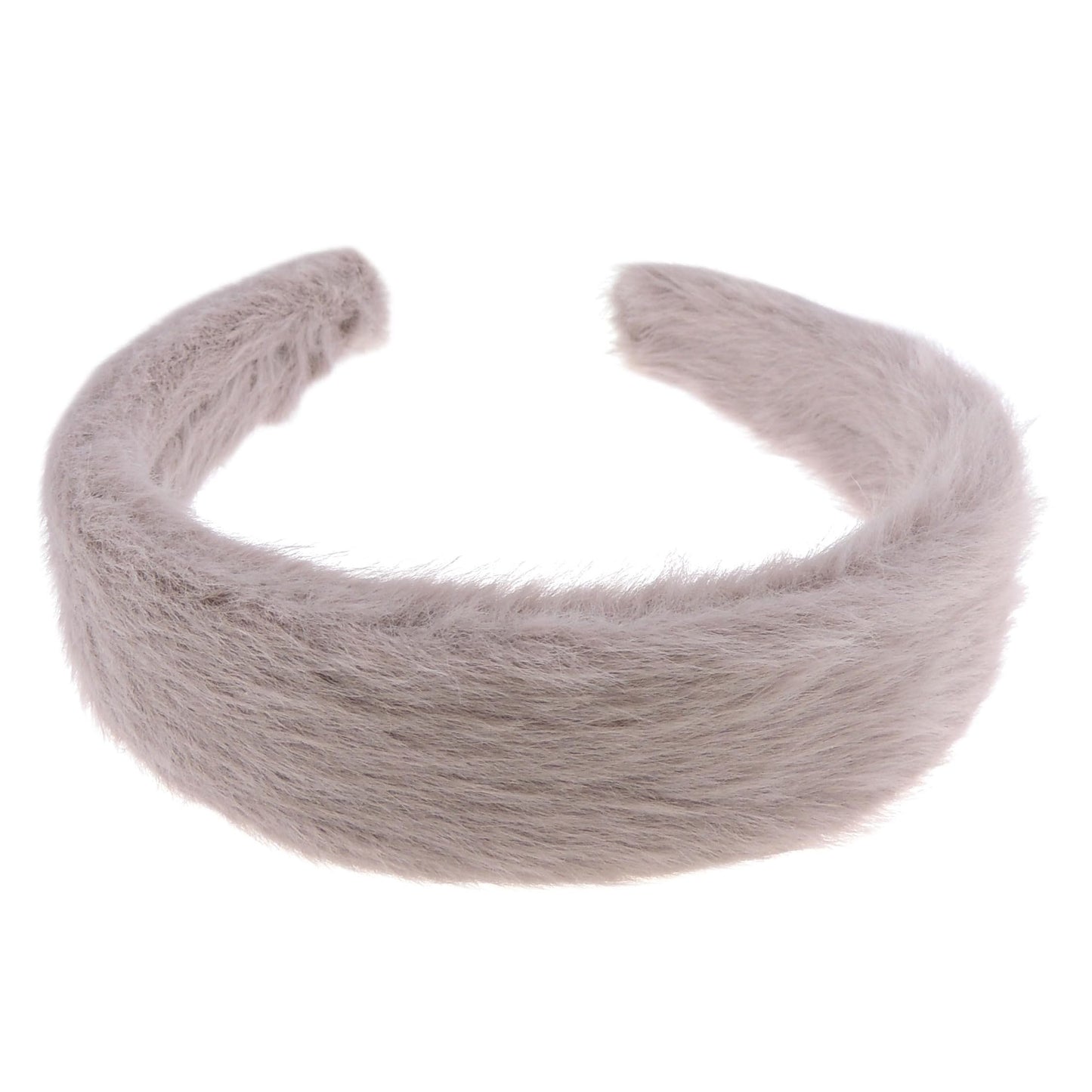 Womens SMALL HEAD Wide Soft Plush Faux Fur Fabric Boho Winter Christmas Birthday Wedding Bridesmaid Party Headpiece Hair Head Headband Alice Band