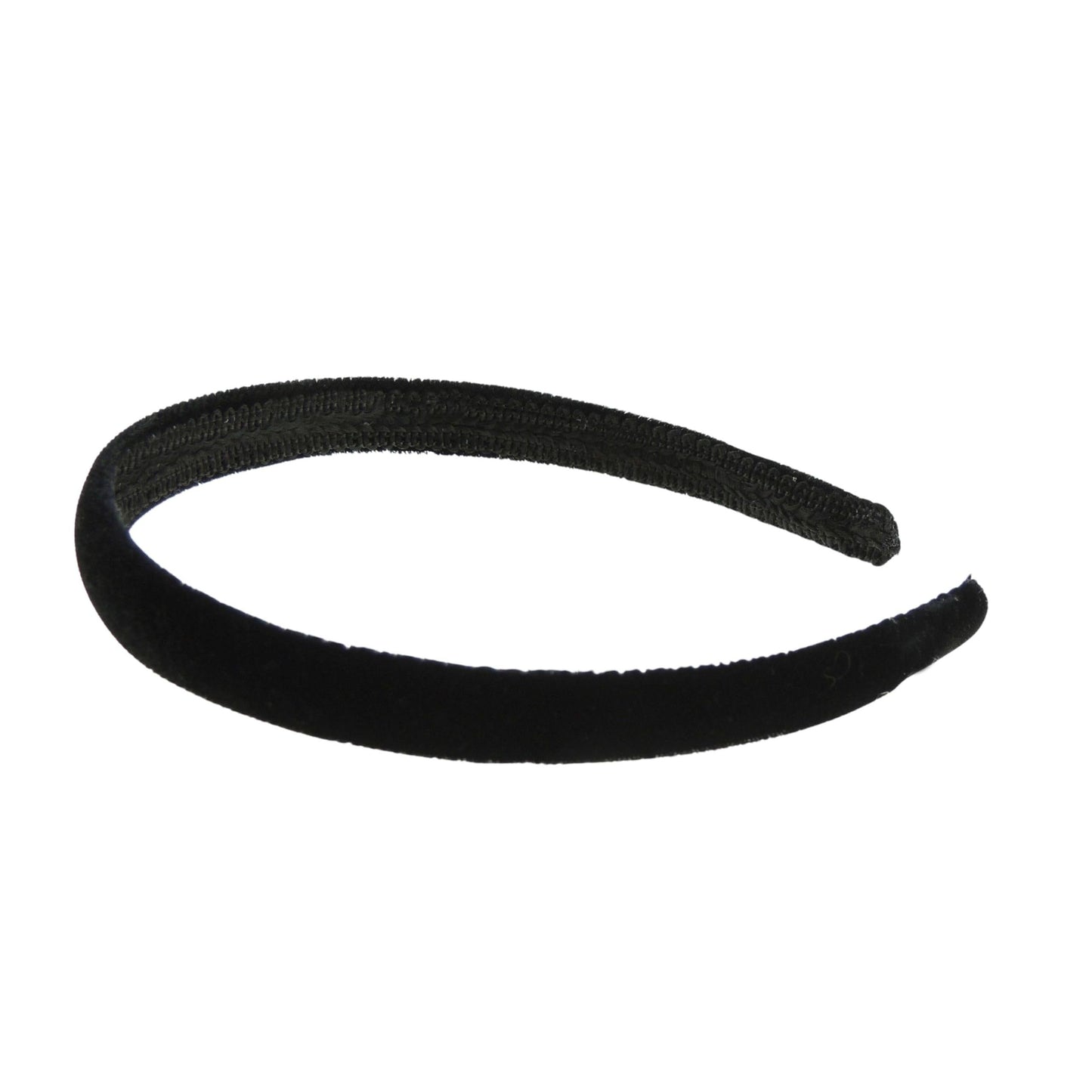 SMALL HEAD WOMEN GIRLS School Birthday Party Wedding Special Occasion Hair Accessories Plain Slightly Padded 1.5cm Black Plush Velvet Short Long Hair Headband Alice Band Hairband