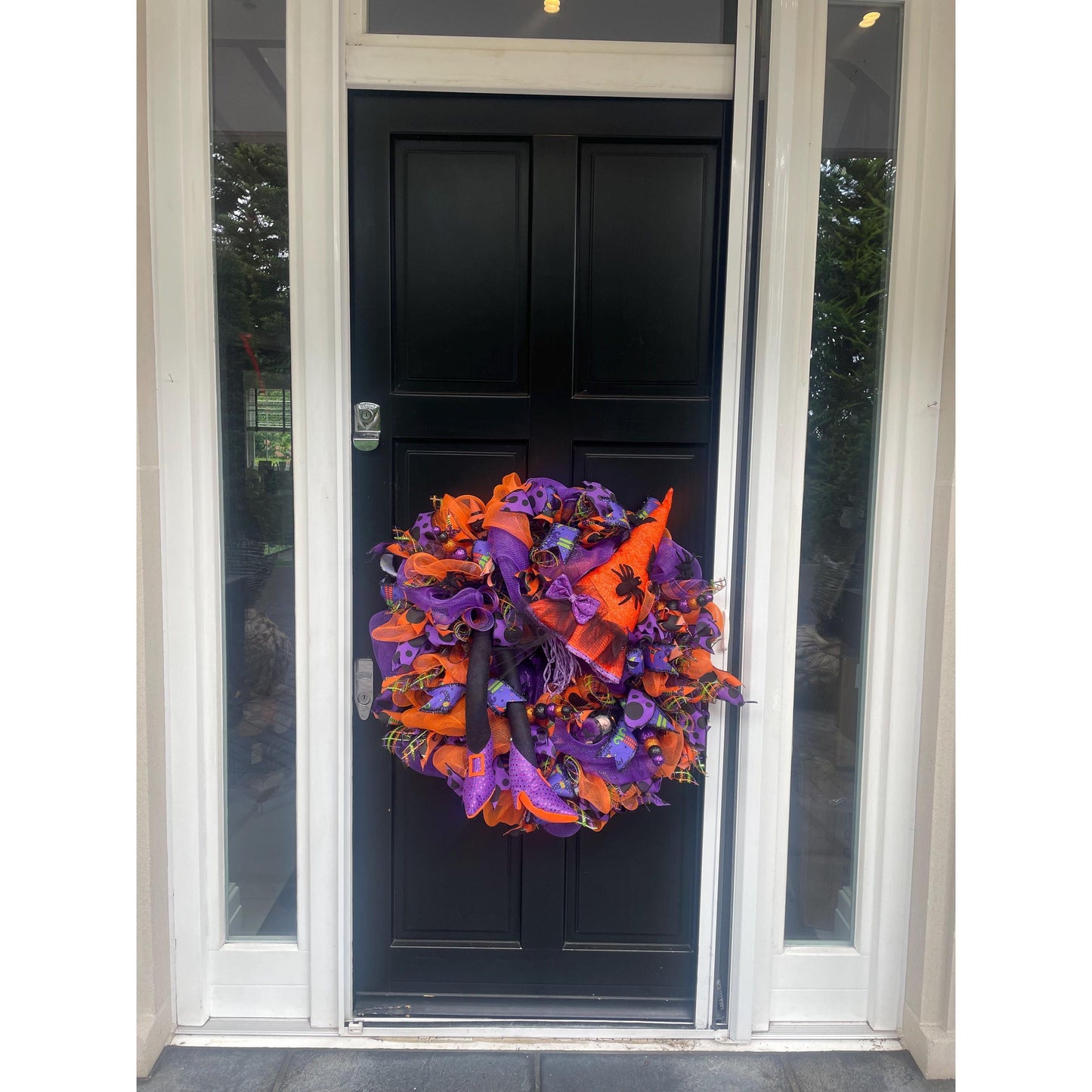 Halloween Wreath, Halloween Door Wreath, Halloween Front Door Wreath, Halloween, Halloween Decor, Halloween Door Wreaths, Halloween Wreaths