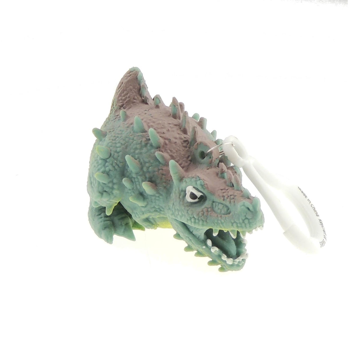 Girls Boys Kids Childrens SMALL Sensory Squeeze Stress Relief ADHD Squishy Fun Toy Keyring Key Chain Rings For Handbag Party Bag Backpack Purse Charm Dinosaur Poop (eratosaurus Spike Light Green)