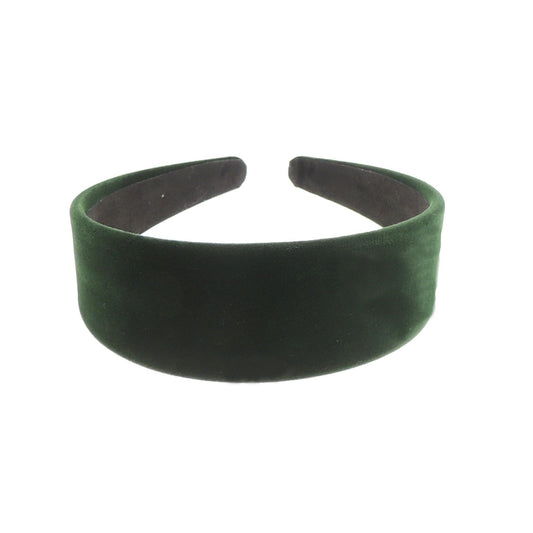 Womens Velvet Evening Winter Fashion Formal 4cm Wide Fabric Headband Alice Band Hair Accessory Hairband Christmas Birthday Wedding Gift Bridesmaid Prom Dance Holiday Pageant Prom