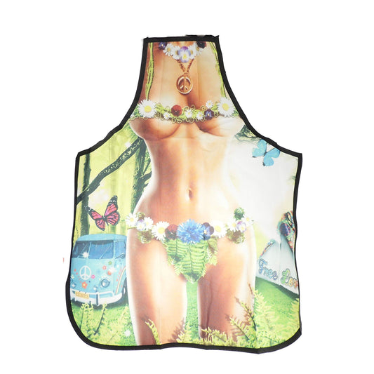 Glamour Girlz Mens Womens Chef Kitchen Cooking Baking BBQ Rude Joke Naughty Funny Novelty Present Stag Do Party Gift Pinny Pinafore Apron Birthday Christmas Amazonian Jungle Woman Eve