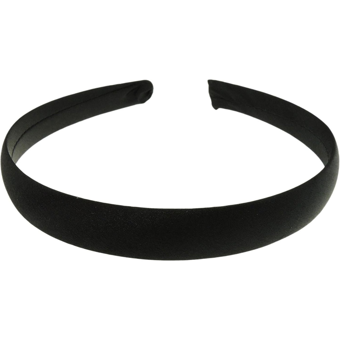 GIRLS School Uniform Birthday Party Wedding Dance Recital Play Flower Girl Special Occasion Hair Accessories Plain Satin 2cm Short Long Hair Headband Alice Band Hairband (Navy, 2cm)