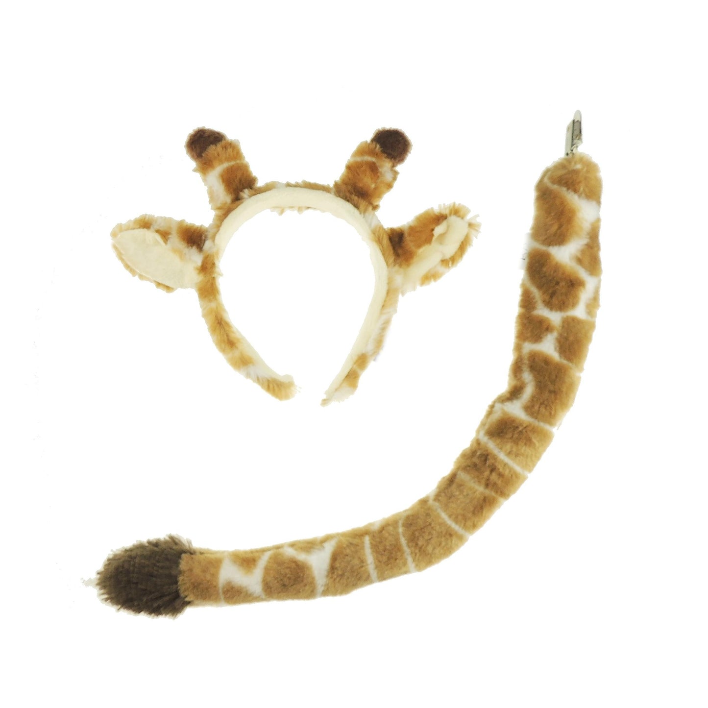 Glamour Girlz Cute Plush Faux Fur Fancy Dress Up Party Role School Play Cosplay Costume Christmas Halloween Deely Deeley Bopper Animal Headband Hairband Hair Alice Band Ears & Tail Set