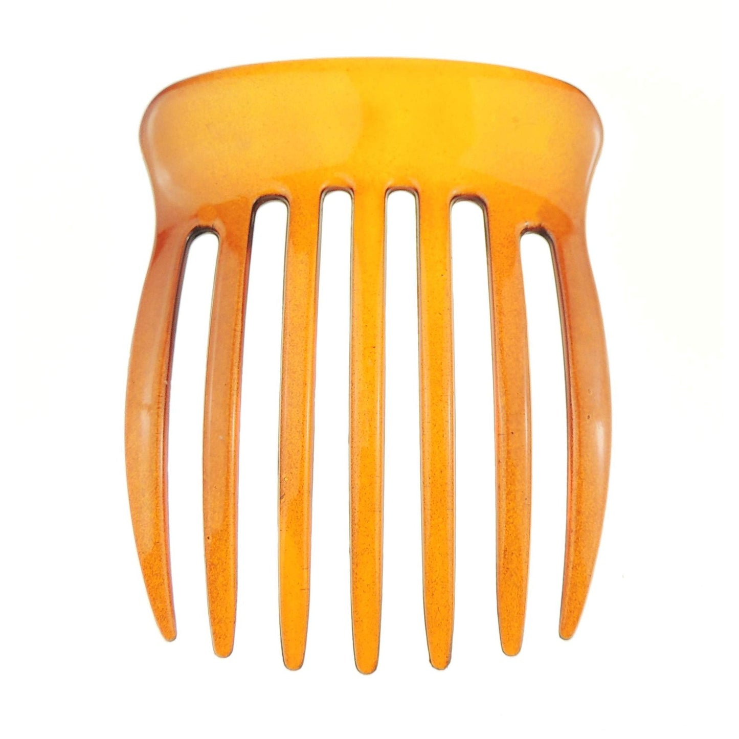 Ladies Vintage Look Womens Girls Party Evening Large Plastic Ponytail Fine Hair Accessories Occasion Party School Comb Slide Tort Brown