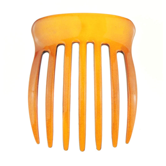 Ladies Vintage Look Womens Girls Party Evening Large Plastic Ponytail Fine Hair Accessories Occasion Party School Comb Slide Tort Brown
