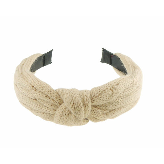 Womens Girls 3cm Knot Winter Autumn Knit Knitted Turban Retrol Birthday Party Dance Recital Play Work School Ski Hair Accessories Woolen Hair Headband Alice Band Hairband