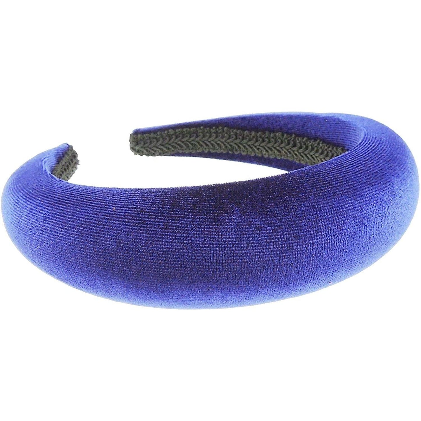 Womens Occasion Wedding Bridal Party Birthday Christmas Evening Wide Thick High Bump Padded Matador Velvet Velour Hair Hairband Headband Alice Band