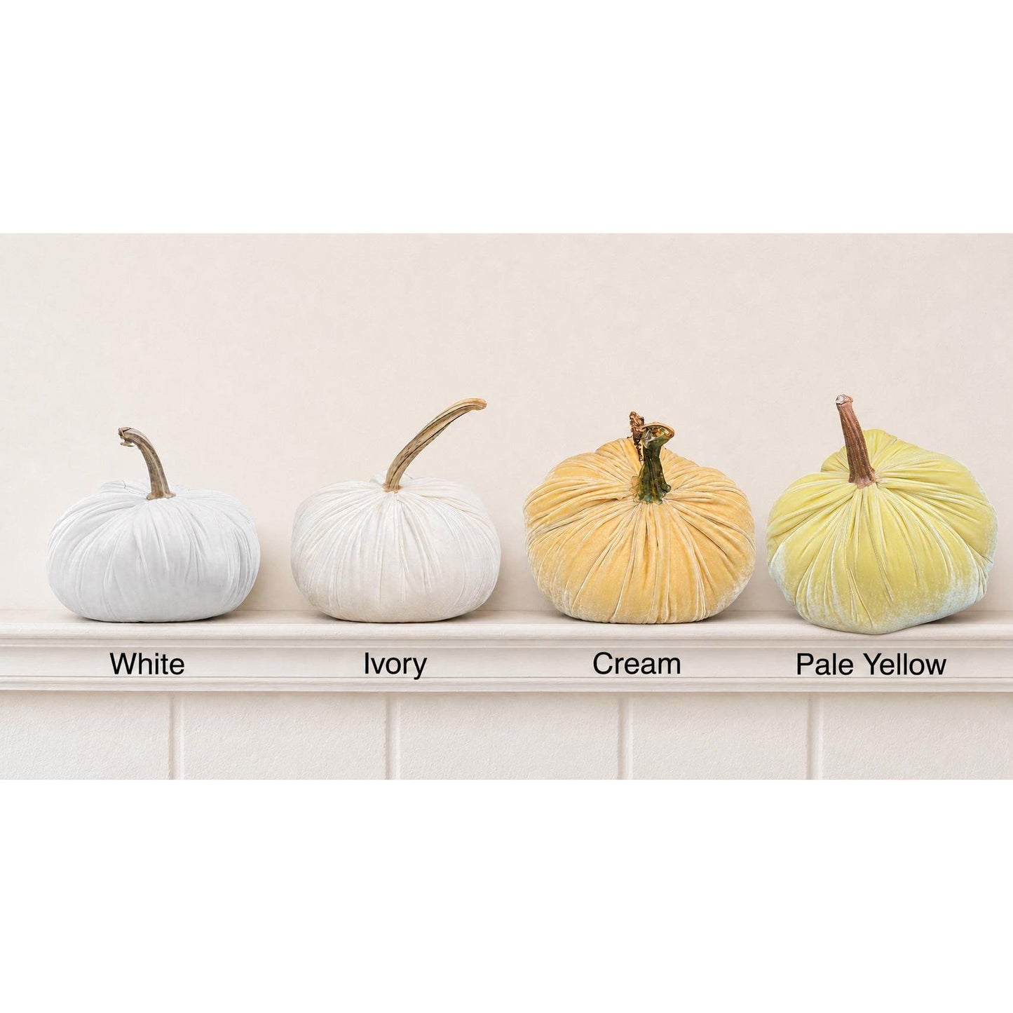 Royal Blue Luxury Silk Velvet LARGE Pumpkins Real Stem Harvest Autumn Handmade Home Decor Thanksgiving Table Decoration Centerpiece Ornament