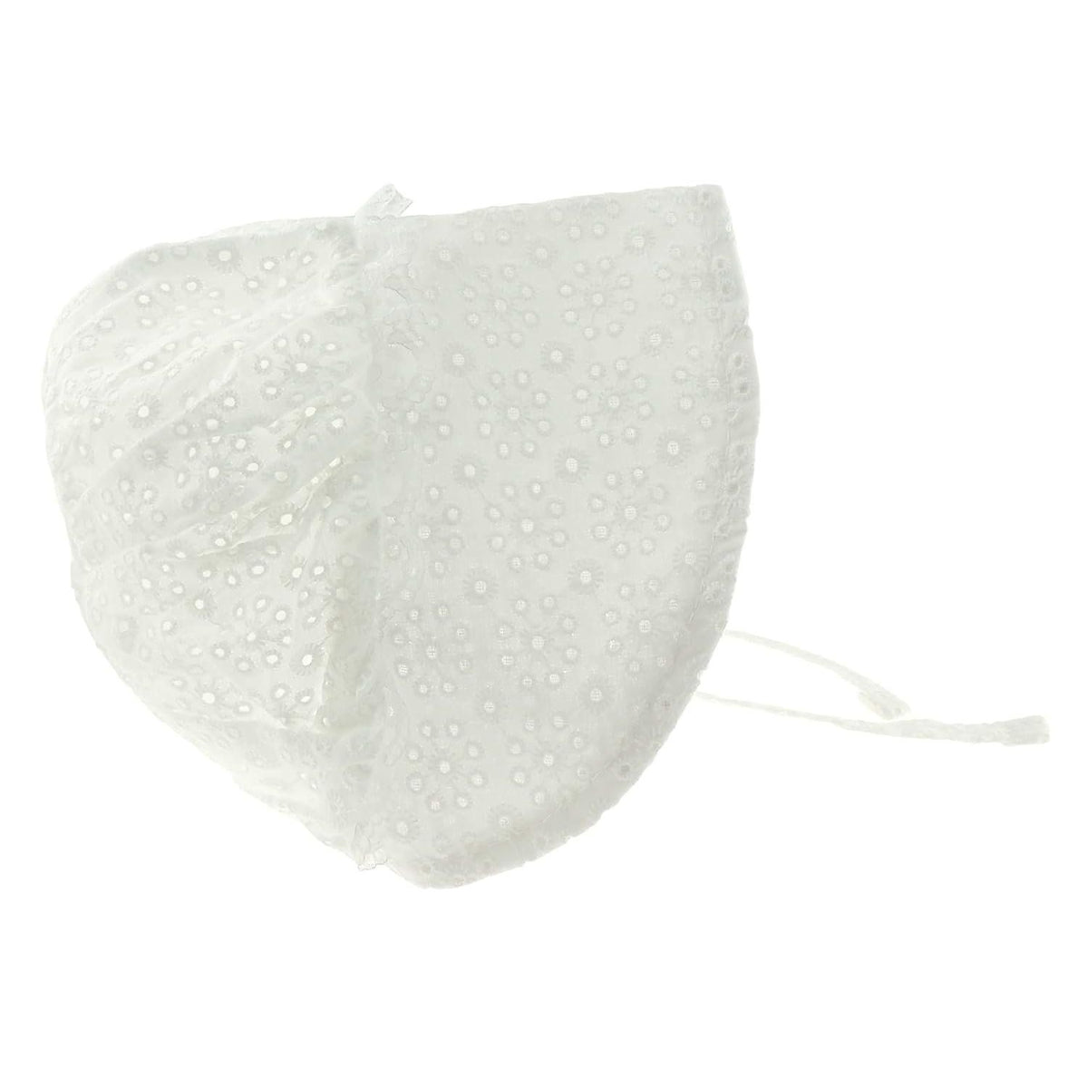 Glamour Girlz Baby Girls Holiday Accessory Essential Summer Cotton Broderie Anglais Bonnet Bucket Hat Newborn 0-3 Months 3-6 Months 6-12 Months