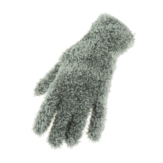 Glamour Girlz Feather Soft Ladies Womens Thick Knitted Fluffy Thermal Fleece Cold Weather Christmas Birthday Gift Winter Ski Outdoor Hand Warmers Full Finger Gloves