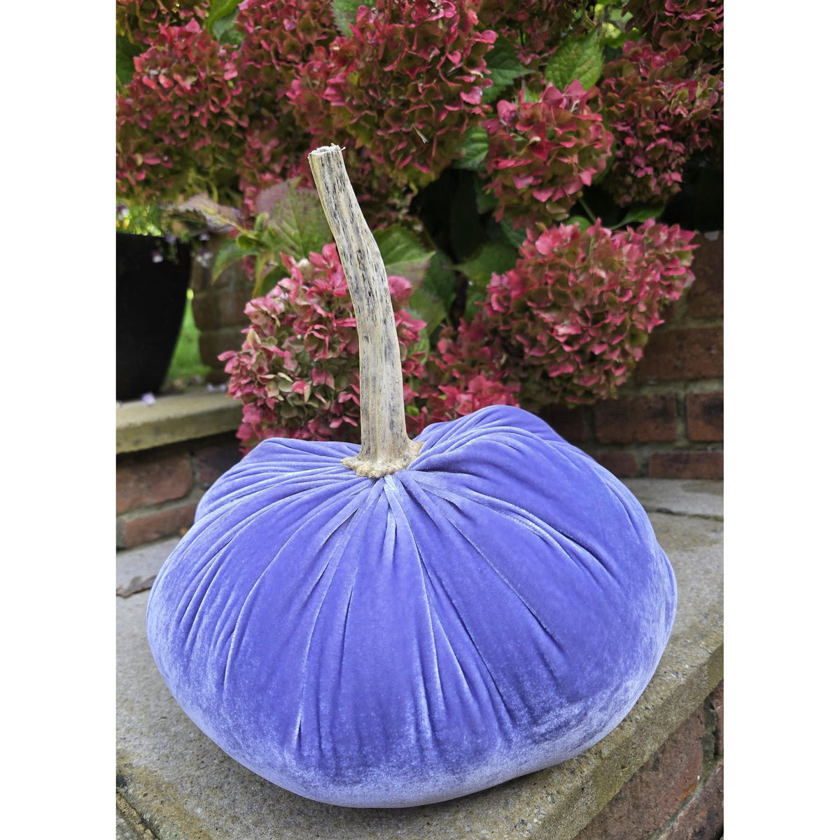 Large Lilac Lavender Silk Velvet Pumpkin Rustic Farmhouse Boho Wedding Easter Thanksgiving Gift Idea Home Modern Handmade Decor Decoration