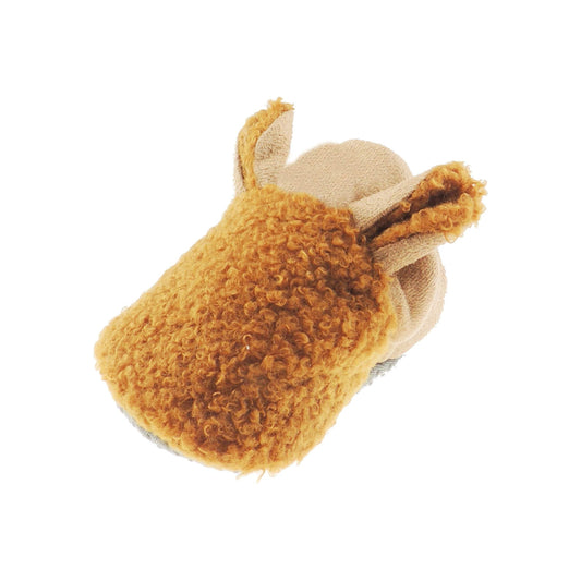 Glamour Girlz Baby Girls Boys Toddlers Walkers Warm Winter Fleece Pram Slippers Booties Bear Teddy Dog Puppy Brown 3 6 9 12 Months