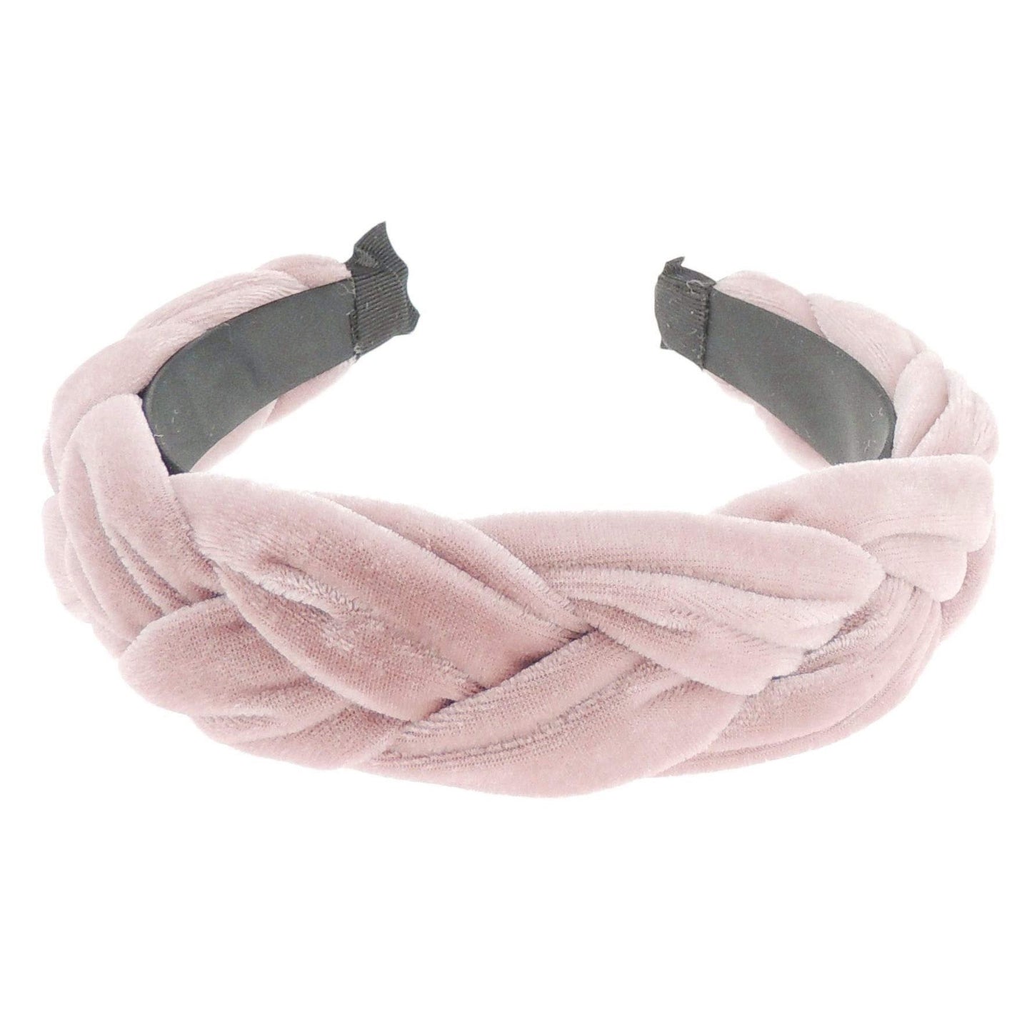 Fashion Formal Plaid Thick Wide Fabric Headband Alice Band Women Hair Accessory Hairband Christmas Birthday Wedding Guest Bridesmaid Prom Dance Holiday Pageant Prom Winter Velvet Plaited