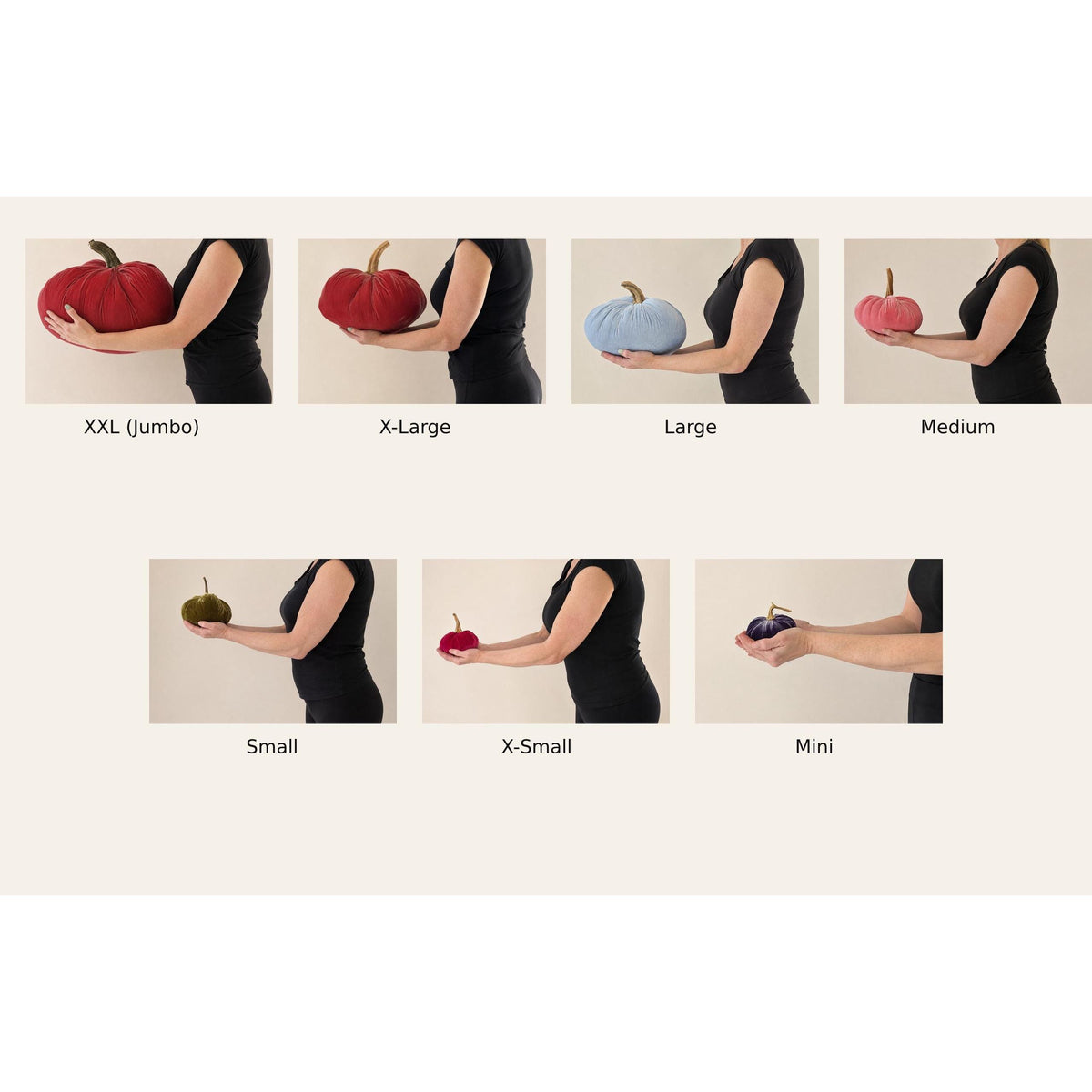 SET 3 MINI Harvest Burnt Orange Silk Velvet Pumpkins, Cozy Home Decor, Fall Wedding, Thanksgiving, Seasonal Modern Decor,Luxury Autumn Table