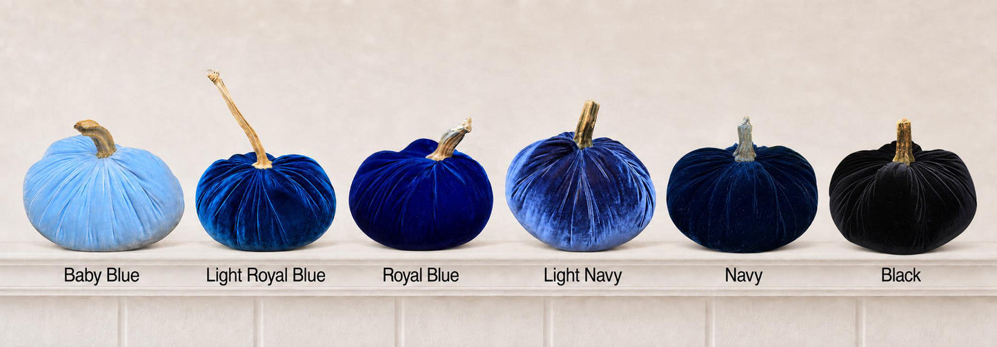 SET 3 MINI Harvest Brown Orange Green Silk Velvet Pumpkins, Cozy Home Decor, Fall Wedding, Thanksgiving,  Modern Decor,Luxury Autumn Table