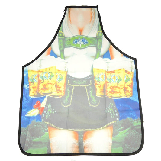 Glamour Girlz Mens Womens Chef Kitchen Cooking Baking BBQ Rude Joke Naughty Funny Novelty Present Stag Do Party Gift Pinny Pinafore Apron Birthday Christmas Traditional German Beer Waitress Dirndl