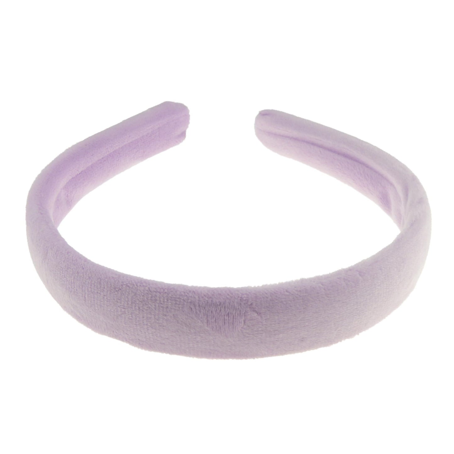 Womens Narrow Soft Plush Velvet Fabric Boho Winter Christmas Birthday Wedding Bridesmaid Party Headpiece Hair Head Headband Alice Band (Lilac)