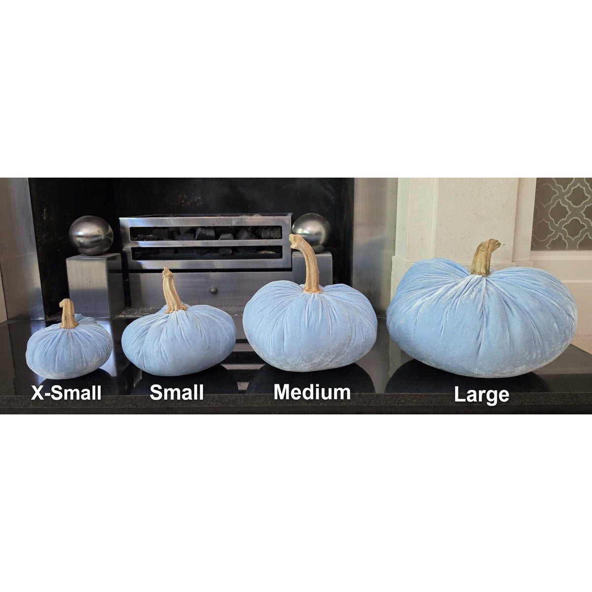 Luxury Silk Velvet Pumpkin - White | Elegant Wedding Centerpieces & Coastal Home Decor