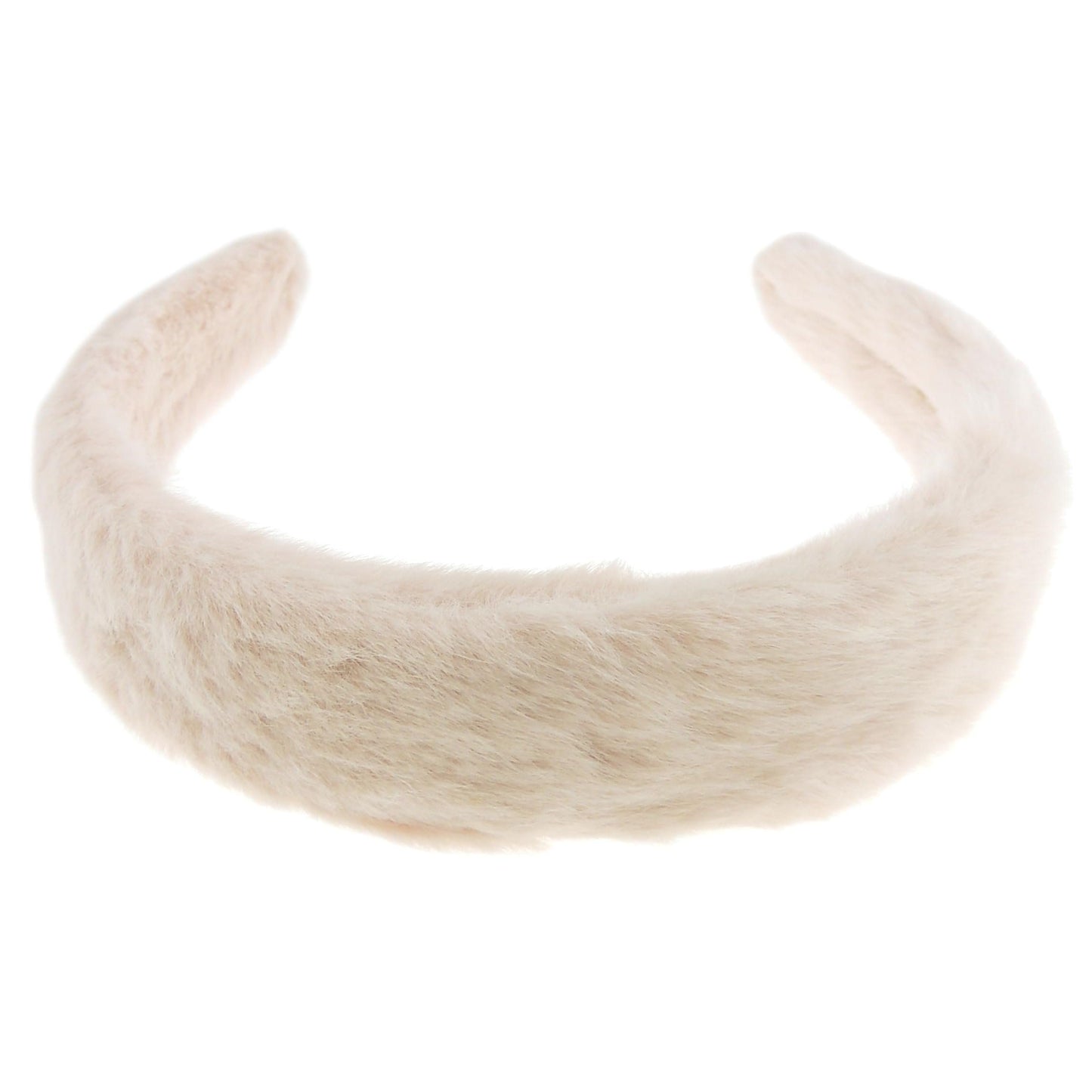 Womens SMALL HEAD Wide Soft Plush Faux Fur Fabric Boho Winter Christmas Birthday Wedding Bridesmaid Party Headpiece Hair Head Headband Alice Band
