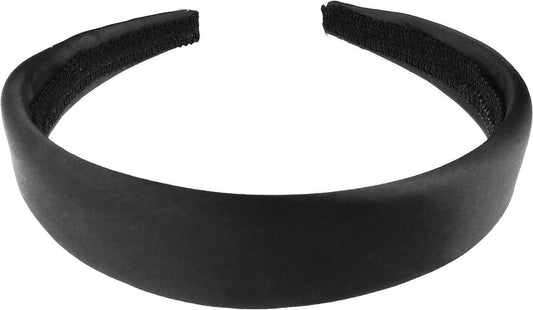 Girls SMALL HEAD WOMEN Satin Fabric 2.5cm Slightly Padded Evening Summer Boho Vintage Headband Alice Band Alice Band Hair Accessories Hairband Christmas Birthday Wedding Bridesmaid