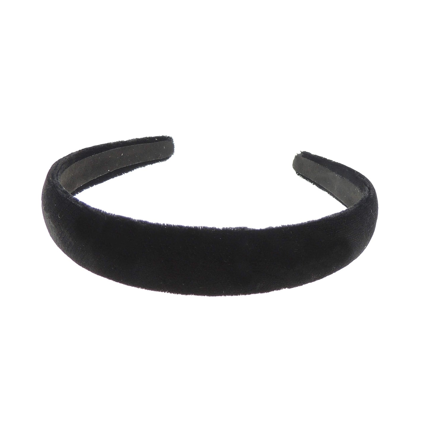 Ladies Girls Work School Uniform Birthday Party Wedding Dance Recital Party Bridesmaid Flower Girl Special Occasion Hair Black Velvet Short Long Hair Headband Alice Band Hairband 5 Sizes (2cm)