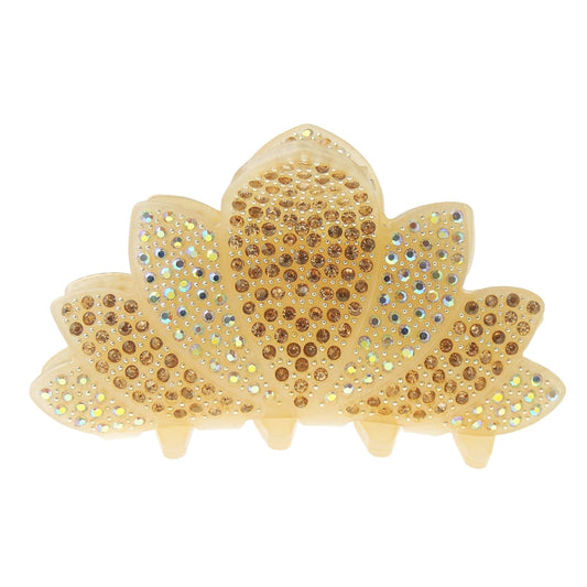 Sparkly Women Girls Jeweled Crystal Diamante Rhinestone Gems Wave Jaw Clip Octopus Clamp Grip Bridal Wedding Party Styling Fine Thin Hair Accessories Butterfly Claw Flower Leaves Leaf Waves