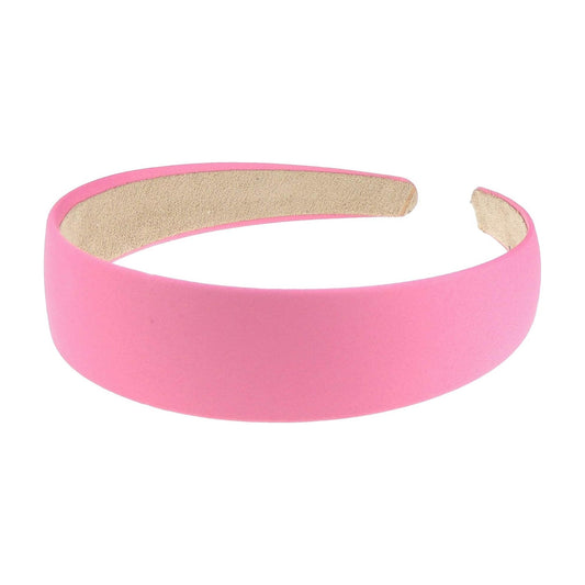 Ladies Men's 3cm Satin Wide Headband Alice Band