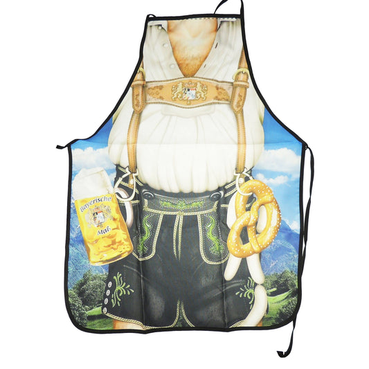 Glamour Girlz Mens Womens Chef Kitchen Cooking Baking BBQ Rude Joke Naughty Funny Novelty Present Stag Do Party Gift Pinny Pinafore Apron Birthday Christmas Traditional German Beer Waiter Lederhosen
