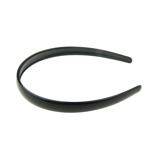 Girls School Uniform Birthday Party Wedding Dance Recital Party Bridesmaid Flower Girl Special Occasion Hair Black Plain Basic Short Long Hair 1.5cm Headband Alice Band Hairband