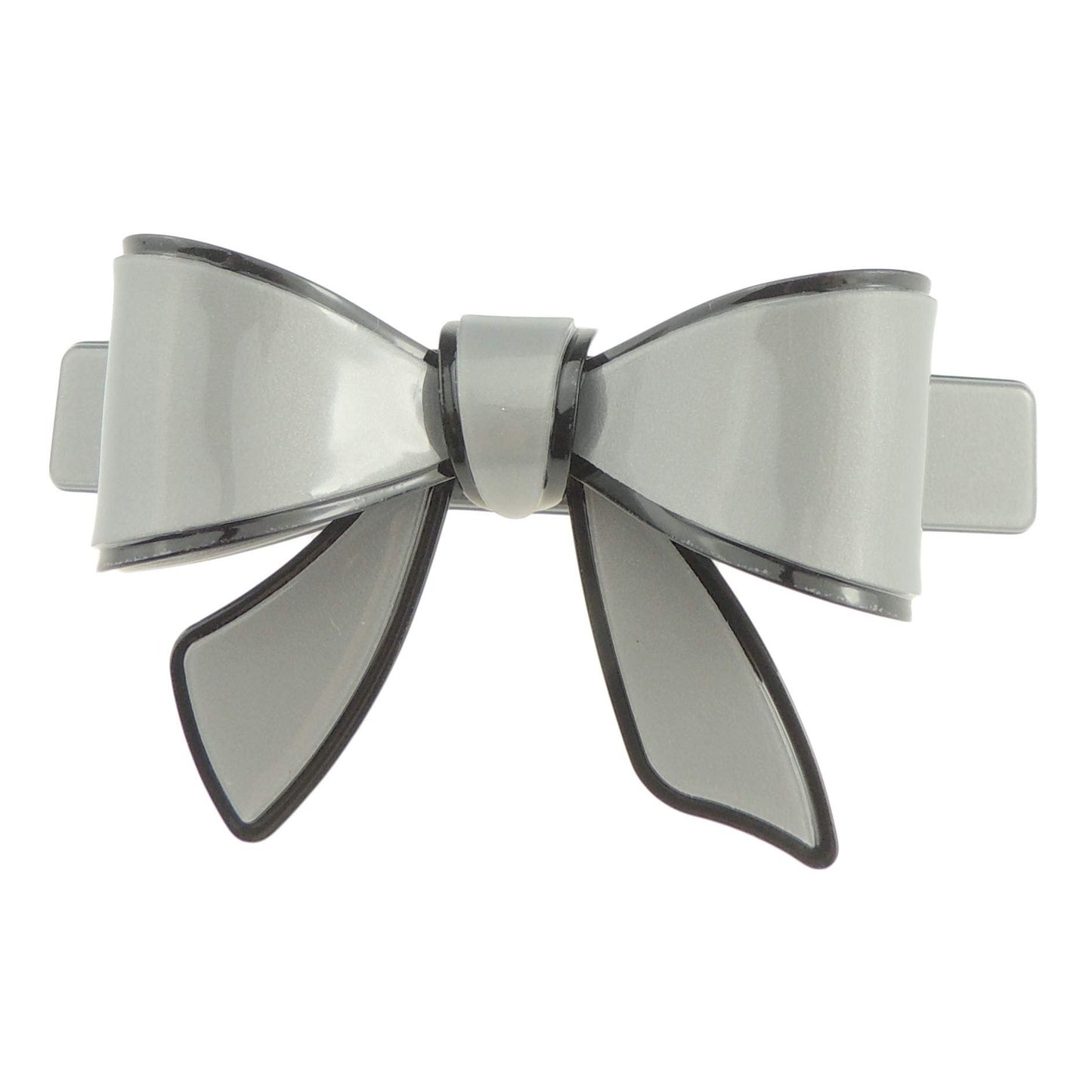 Womens Girls School Retro Wedding Bridal Party Evening Ponytail Fine Hair Accessories Occasion Barrette Hairpin Grip French Metal Spring Clip Candy Colour Pastel Acetate Ribbon Bow Lilac