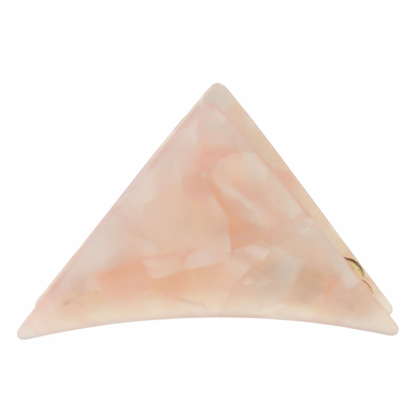 Womens Girls Small Marble Look Bridal Wedding Party Bridesmaid Birthday Headpiece Hair Accessories Bulldog Crab Octopus Jaw Styling Hair Claw Clamp Clip Geometric Triangle