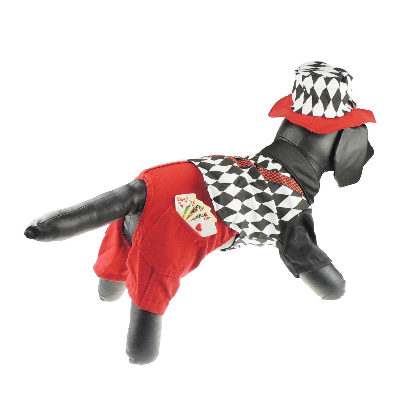 Cute Funny SMALL DOG ONLY Doggie Puppy Cat Accessories Halloween Outfit Fleece Warm Winter Girl Boy Jumper Coat Clothes Hoodies Fancy Dress Costume Ideas Pullover Black White Clown Magician