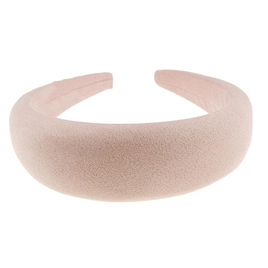 Womens Suede Look Matador Occasion Wedding Bridal Party Birthday Christmas Evening Wide 4cm Bump Padded Hair Hairband Accessories Headband Alice Band
