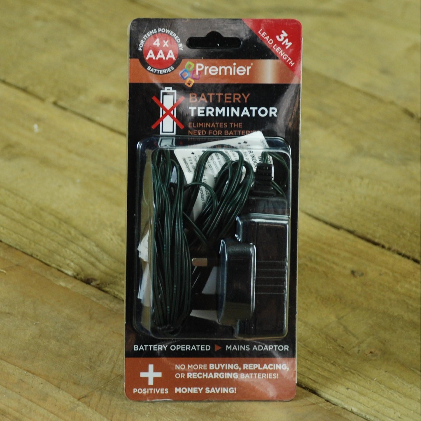 Premier Battery Replacement Adaptor 6v 4 x AAA Christmas Decoration LV171577