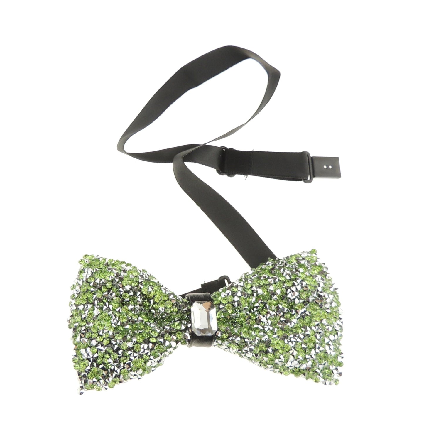 Men Diamante Beaded Encrusted Sparkly Evening Formal Wedding Black Tie Bow Tie