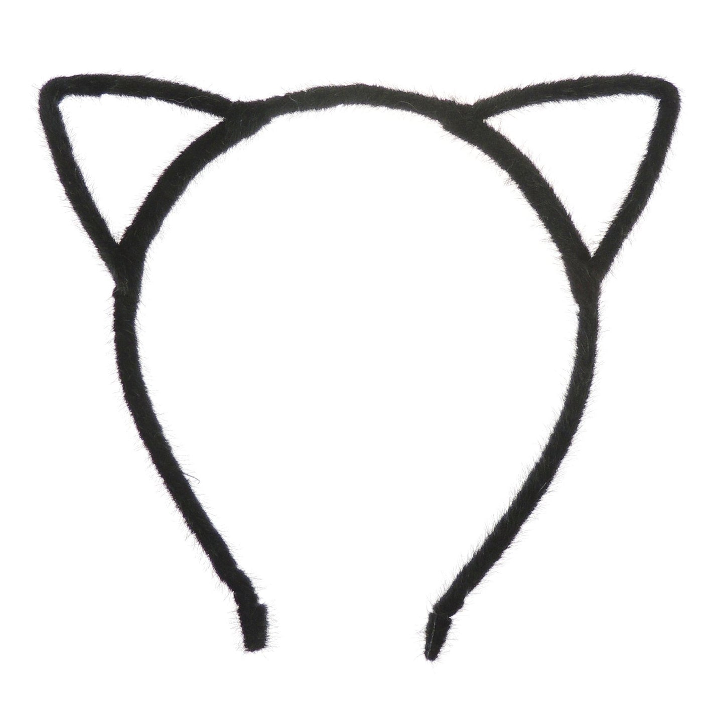 Glamour Girlz Unisex Womens Fuzzy Stencil Animal Cat Ears Narrow Halloween Costume Outfit Party School Play Headband Hair Hoop Accessories Headpiece Alice Band Hairband Deeley Bopper
