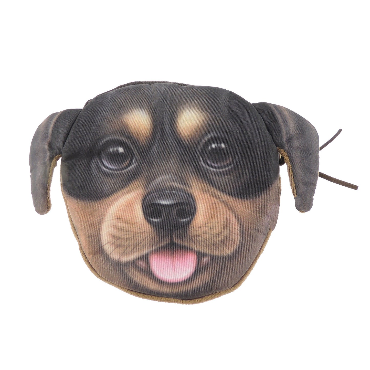 Womens Mens Girls Boys Cute Kids Teens Dog Puppy Doggy Animal Lovers Funny Christmas Birthday Gift Realistic Face Coin Change Money Makeup Zipper Holder Wallet Pouch Purse (Bulldog)
